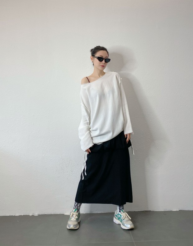 Black Bubble Skirt #250333